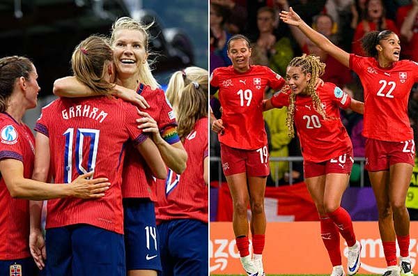 Women’s Euro 2025 Day 5: Norway Edge Finland 2-1, Switzerland Beat Iceland 2-0