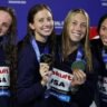 U.S. Women's Medley Relay Sets World Record to Win Gold at Worlds